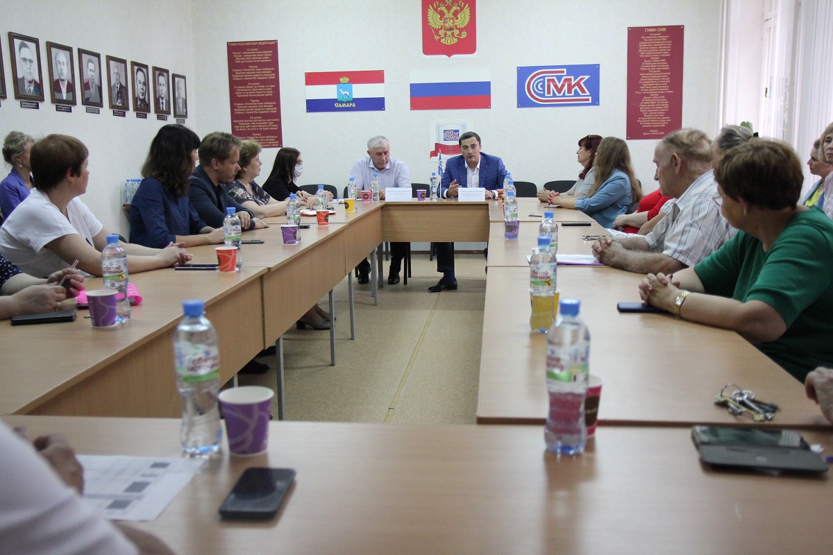  Владимир Гутенев  встретился с преподавателями ГБПОУ «Самарский машиностроительный колледж"